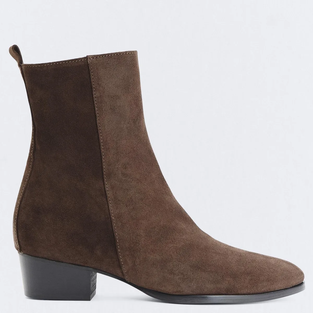 ESEOESE - Botín Mujer Cuero Café