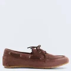 ESEOESE - Zapato Casual Nautico Mujer Cuero Café