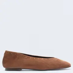 ESEOESE - Ballerina Mujer Cuero Café