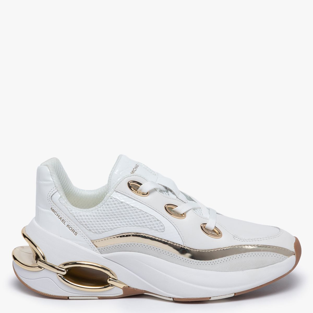 MICHAEL KORS - Zapatilla Urbana Mujer Cuero Amarillo Michael Kors