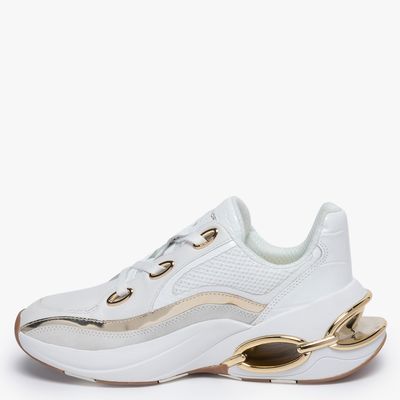 Imagen 2 del producto Zapatilla Urbana Mujer Cuero Amarillo