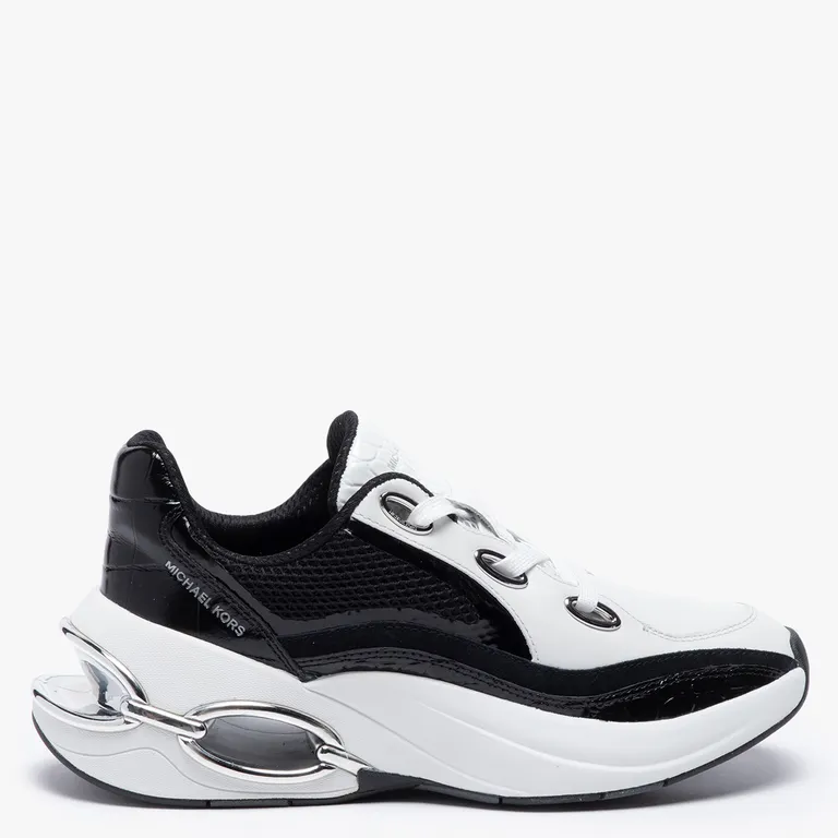 Zapatilla Urbana Mujer Cuero Negro