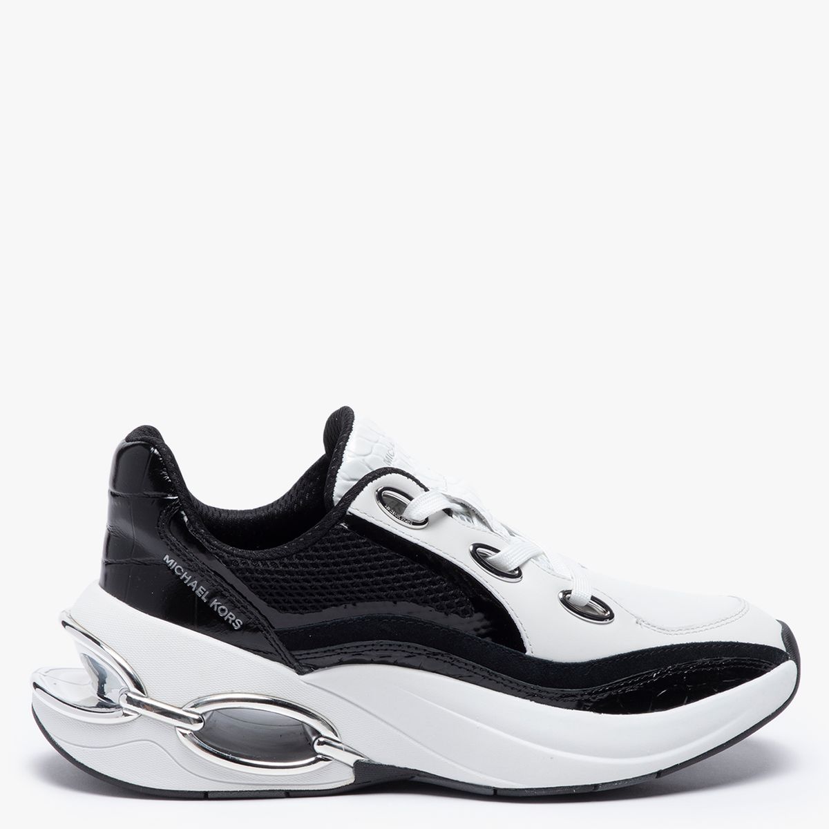 MICHAEL KORS - Zapatilla Urbana Mujer Cuero Negro Michael Kors