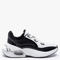 Zapatilla Urbana Mujer Cuero Negro