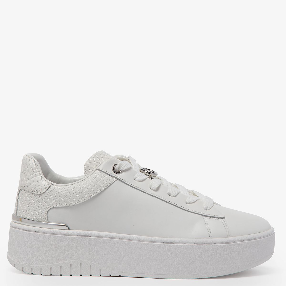 MICHAEL KORS - Zapatilla Urbana Mujer Cuero Gris Michael Kors