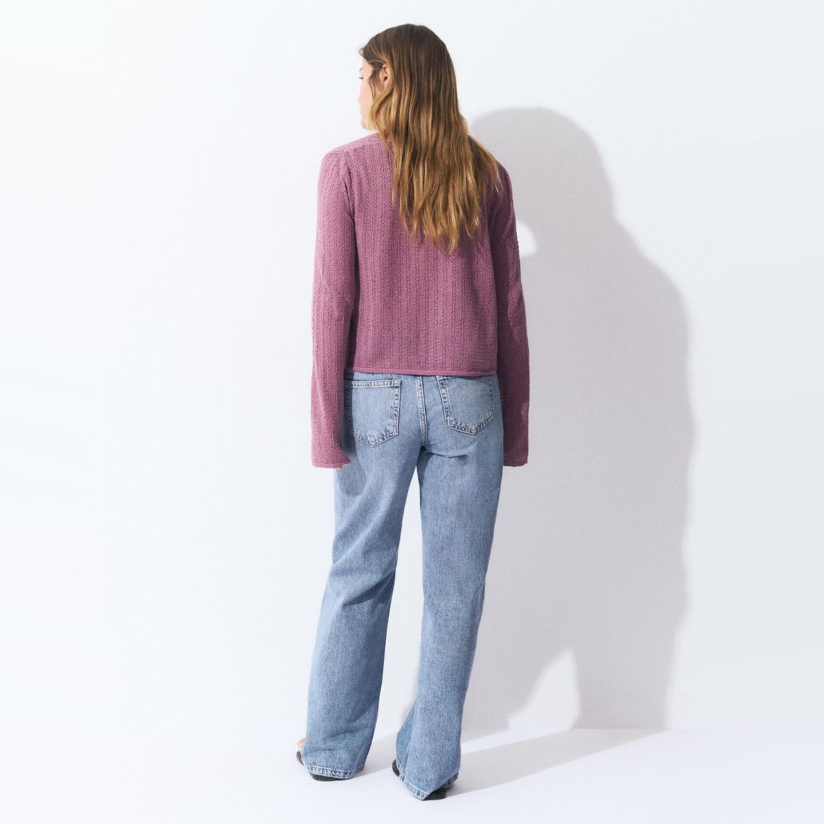 BROWNIE - Chaleco Punto Lazos Mujer Brownie