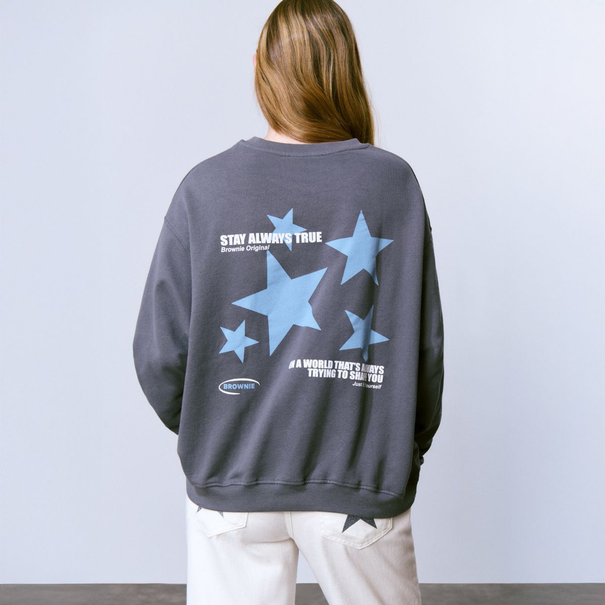 BROWNIE - Polerón Estrellas Mujer Brownie