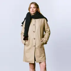 BROWNIE - Abrigo Trench Acolchado Mujer
