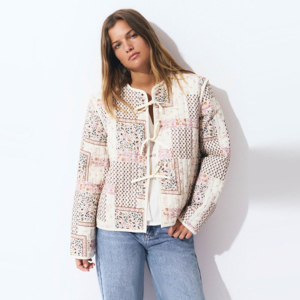 BROWNIE - Chaqueta Estampada Patchwork Mujer Brownie