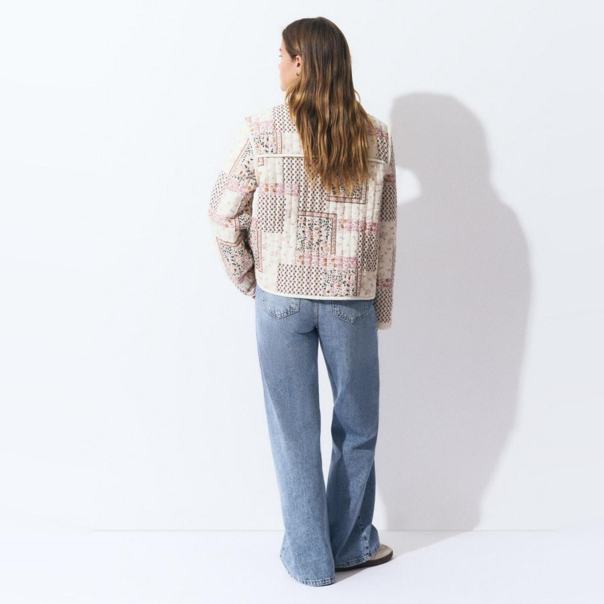 BROWNIE - Chaqueta Estampada Patchwork Mujer Brownie