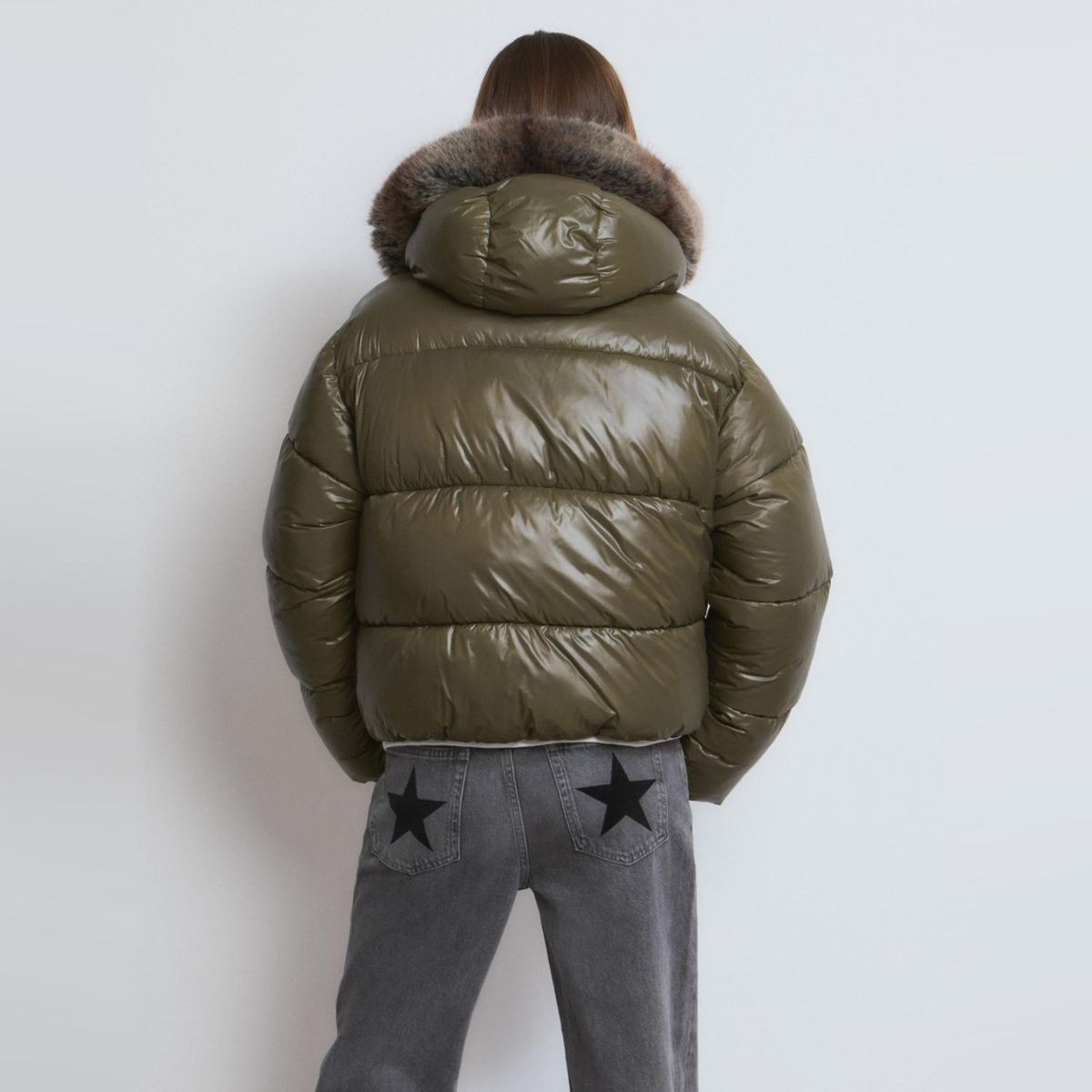 BROWNIE - Parka Efecto Pelo Mujer Brownie