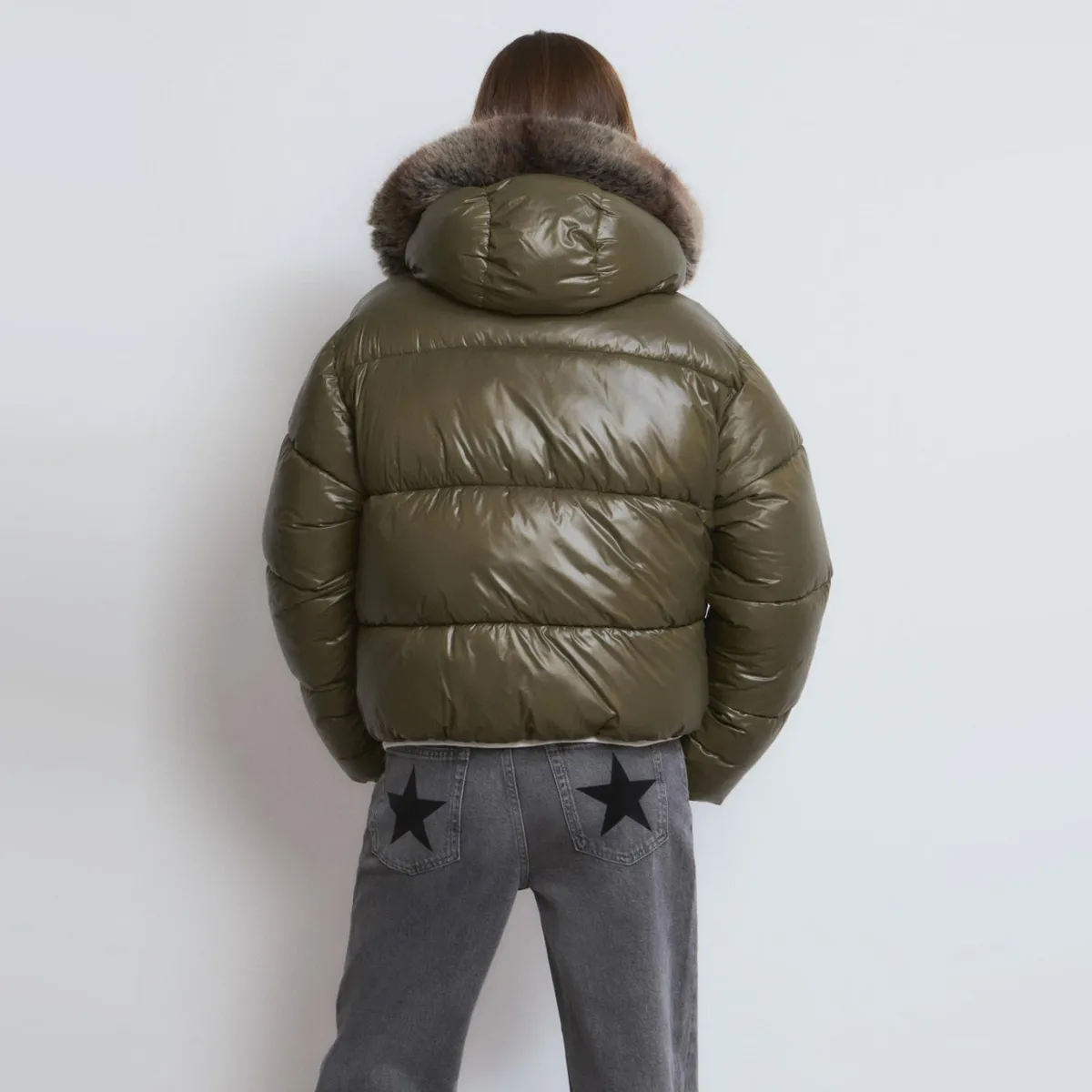 BROWNIE - Parka Efecto Pelo Mujer Brownie