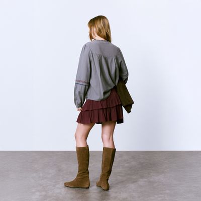 Imagen 2 del producto Blusa Bordado 100% Algodón Mujer