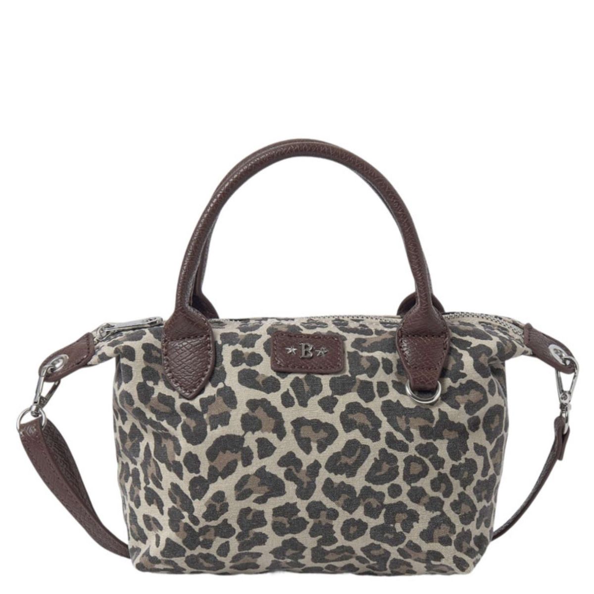 BROWNIE - Bolso Shopper Mini Animal Print Mujer Brownie