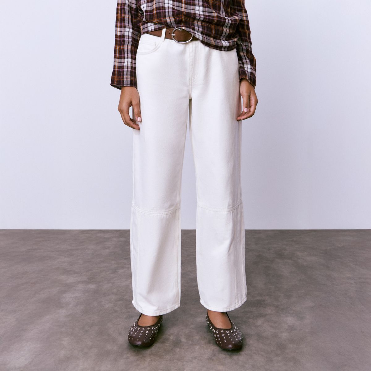 BROWNIE - Jeans Cortes 100% Algodón Mujer Brownie