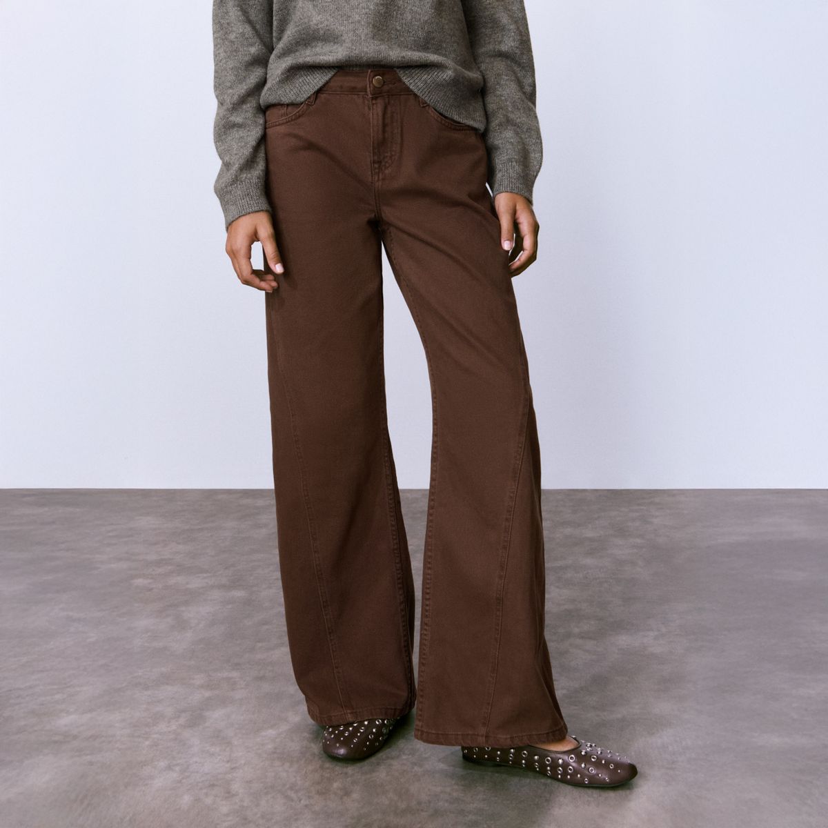 BROWNIE - Pantalón Corte Lateral Mujer Brownie