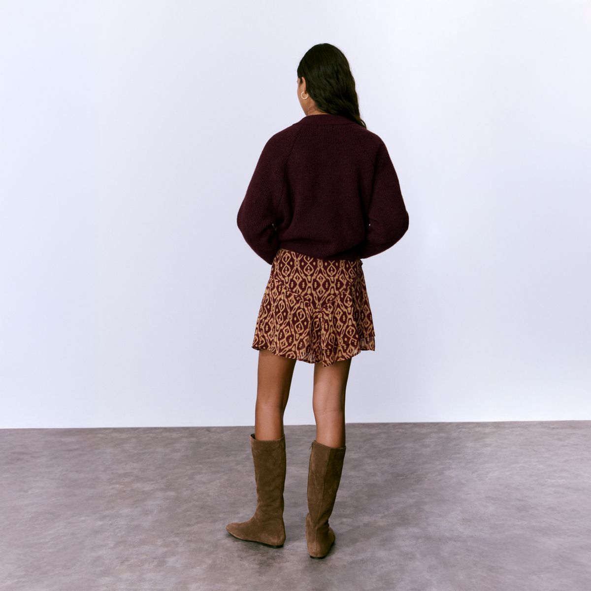 BROWNIE - Chaqueta Punto Bomber Mujer Brownie