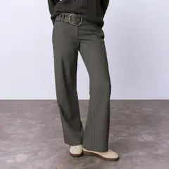 BROWNIE - Pantalón Sastrero Hebilla Mujer