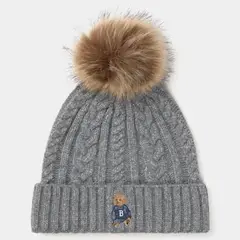 BROWNIE - Gorro Trenzado Estampado Perro Mujer