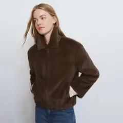 BROWNIE - Chaqueta Efecto Pelo Tipo Vison Mujer