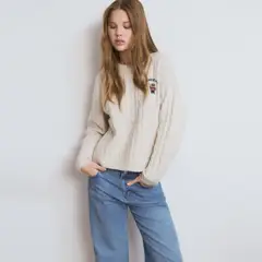 BROWNIE - Chaleco Bordado Ski Trenzas Mujer