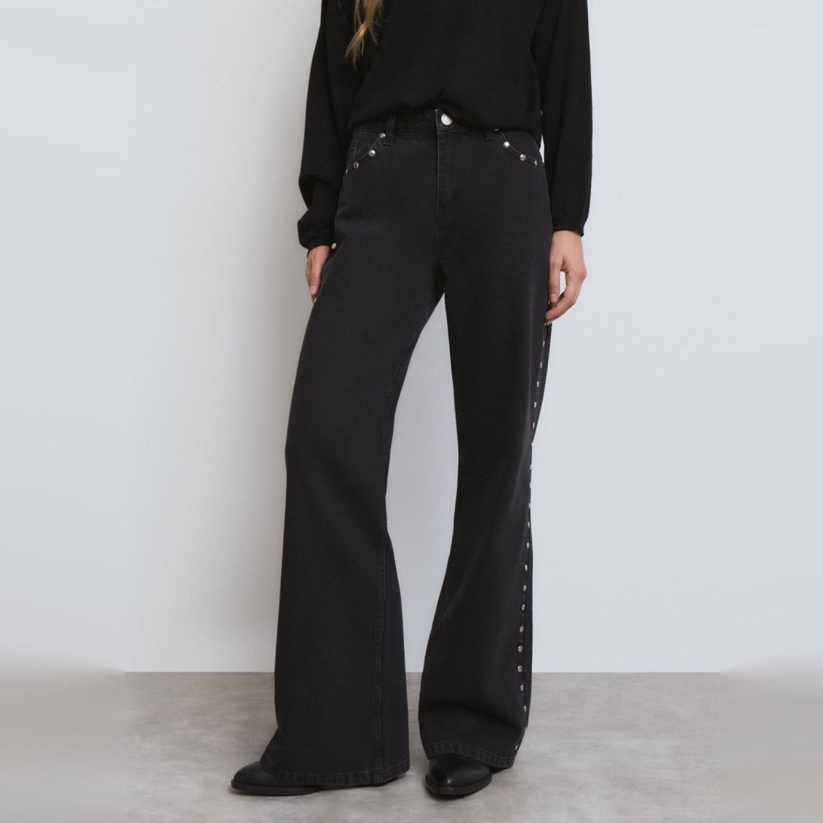 BROWNIE - Jeans Tachas Estrellas Trasero Mujer Brownie