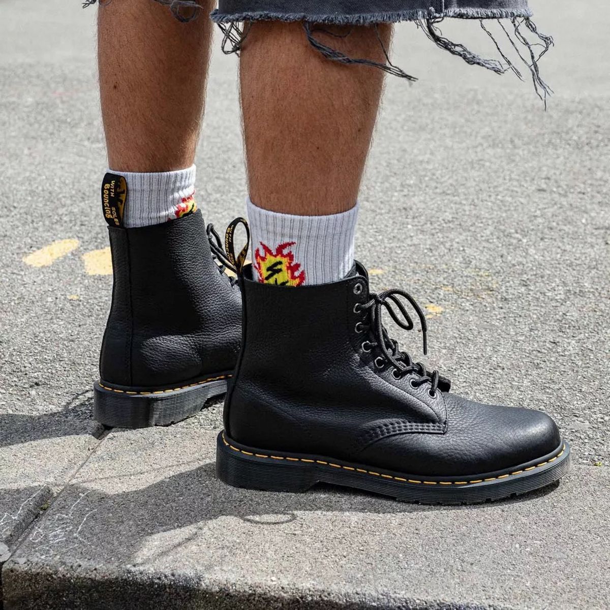 DR MARTENS - 1460 Pascal Botín Hombre Cuero Ambassador Negro Dr Martens