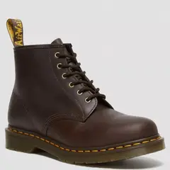 DR MARTENS - 101 Botín Hombre Cuero Crazy Horse Café