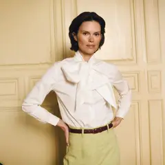 MARIA DE LA ORDEN - Blusa Fairy Lazo 100% Algodón Mujer Mdlo