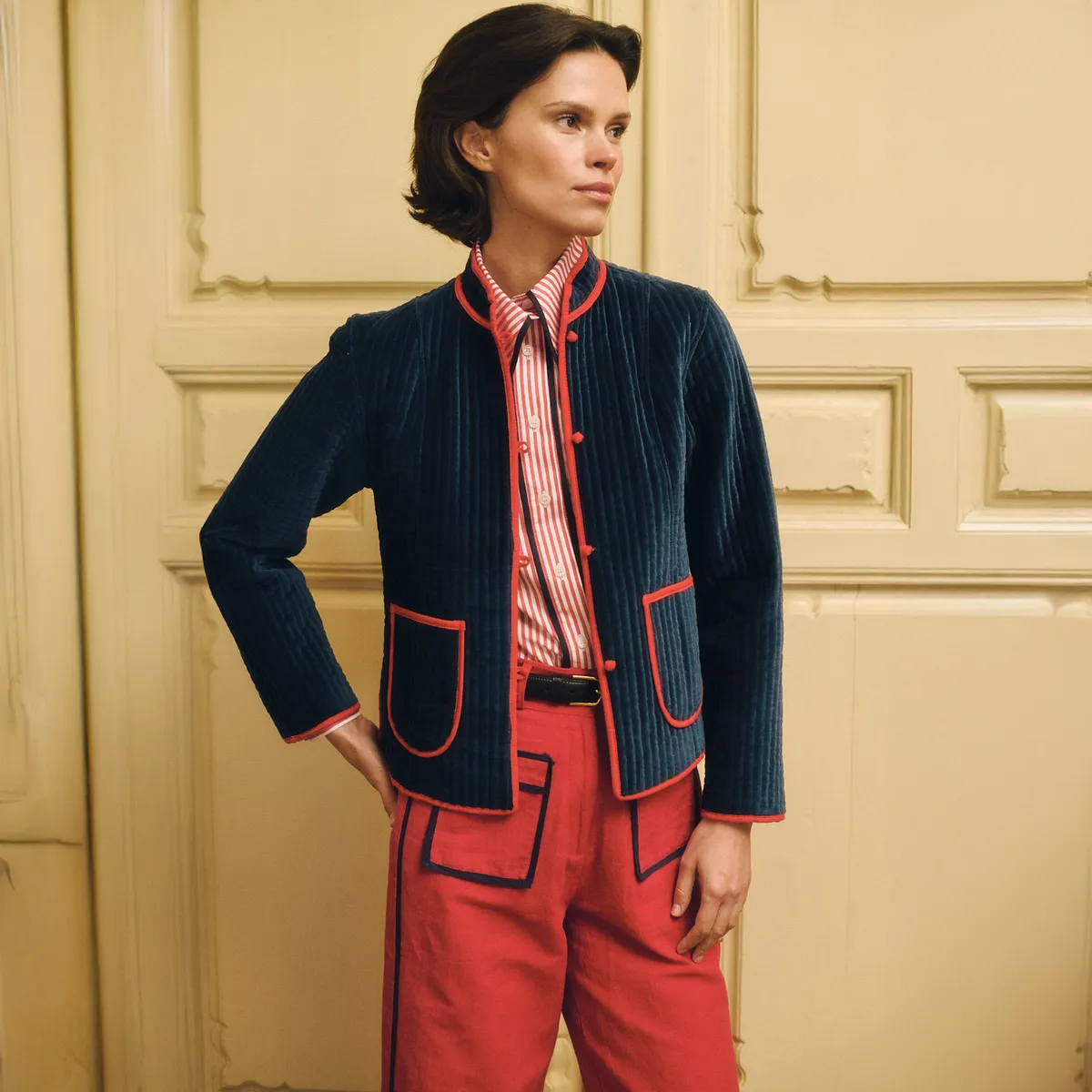 MARIA DE LA ORDEN - Chaqueta Fittonia 100% Algodón Mujer Mdlo