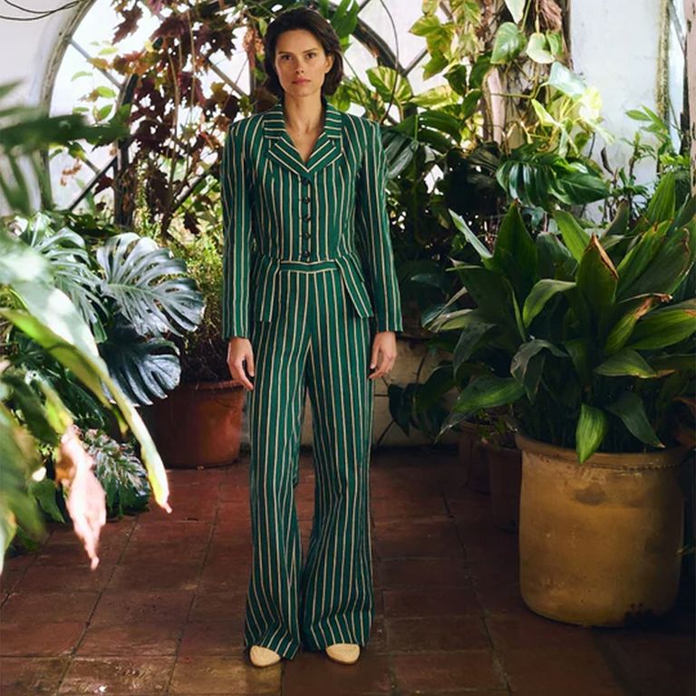 Pantalón Rayas 100% Algodón Mujer