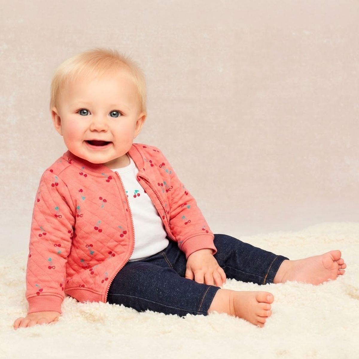 CARTER'S - Conjunto 3 piezas Poleron, Pantalón y Body Bebé Niña Carter's