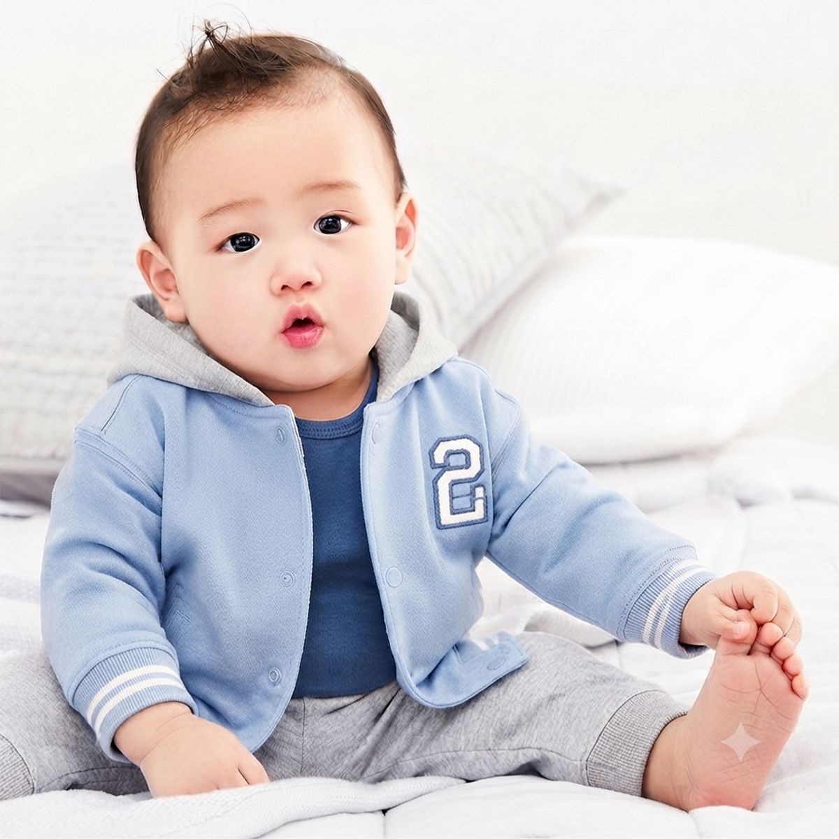 CARTER'S - Conjunto 3 piezas Polerón, Pantalón Buzo y Body Bebé Niño Carter's