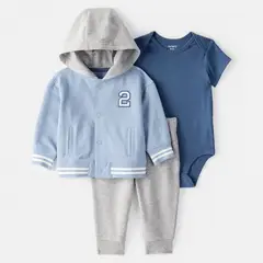 CARTER'S - Pack 3 Bodys de Algodón Orgánico Bebé Niña