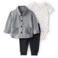 Pack 3 Bodys de Algodón Orgánico Bebé Niña