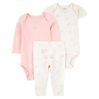 Conjunto 2 Piezas Short y Camisa de Algodón Orgánico Bebé Niño