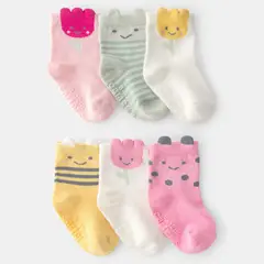 CARTER'S - Calcetines Pack 6 Pares Bebé Niña