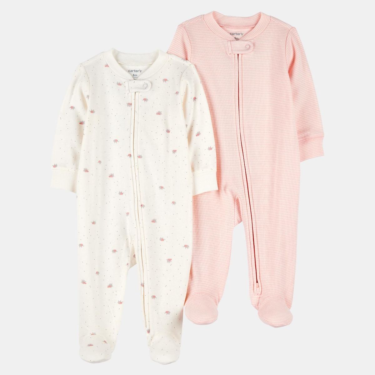 CARTER'S - Pijama Algodón Pack 2 Unidades Bebé Niña Carter's