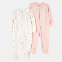 Pijama Algodón Pack 2 Unidades Bebé Niña