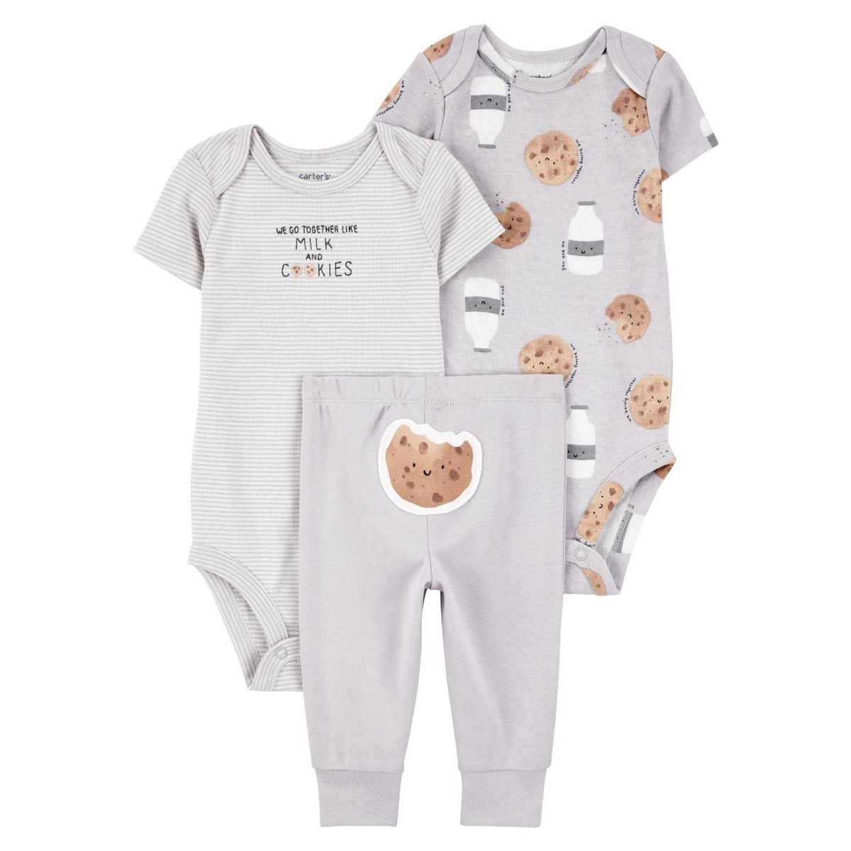 CARTER'S - Conjunto 3 Piezas Pantalon y Dos Body Bebé Unisex Carter's