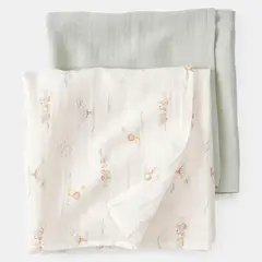 CARTER'S - Tuto Muselina Pack 2 Unidades Bebé Niño