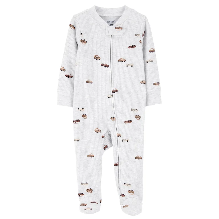 Pijama Algodón Rib Bebé Niño Rn A 9 Meses