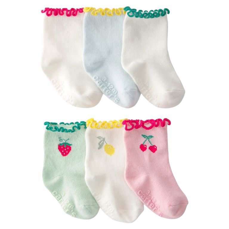 Calcetines Pack 6 Pares Bebé Niña