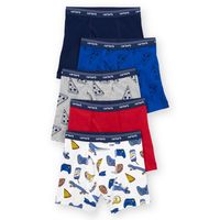 Pack 5 Boxers Algodón Niño