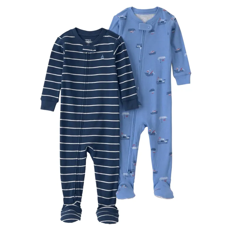 Pijama Algodón Pack 2 Unidades Bebé Niño 12 A 24 Meses