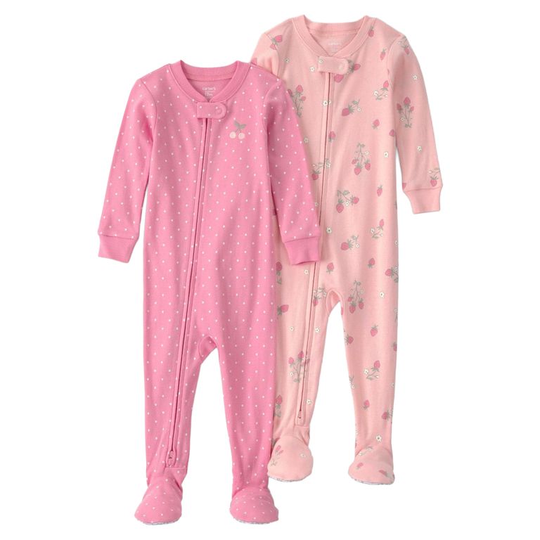 Pijama Algodón Pack 2 Unidades Bebé Niña 12 A 24 Meses