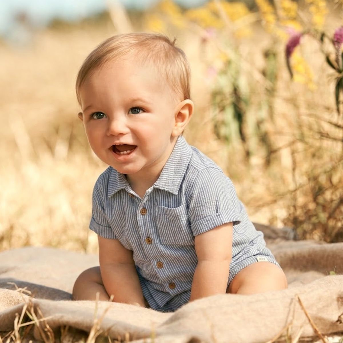 CARTER'S - Conjunto 2 Piezas Short y Camisa de Algodón Orgánico Bebe Niño Carter´s