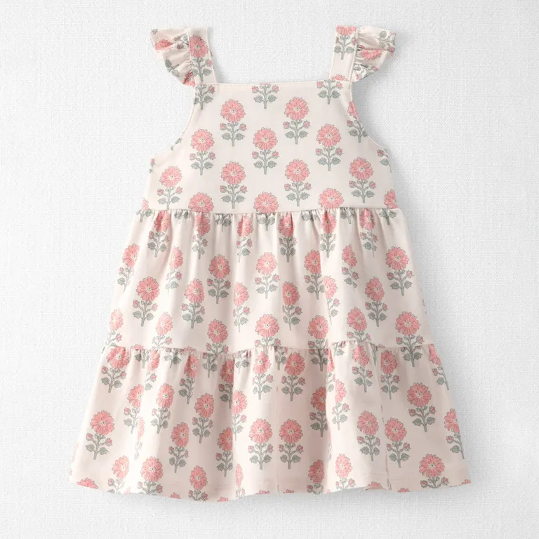 Vestido Little Planet Algodón Orgánico con Cubre Pañal Bebe Niña Carter´s