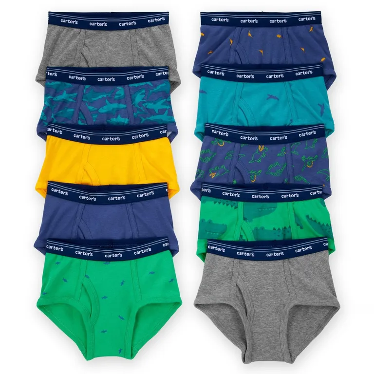 Calzoncillos Algodón Pack 10 Unidades Niño 2 A 5 Años