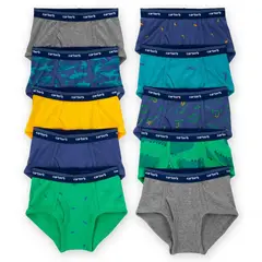 CARTER'S - Calzoncillos Algodón Pack 10 Unidades Niño